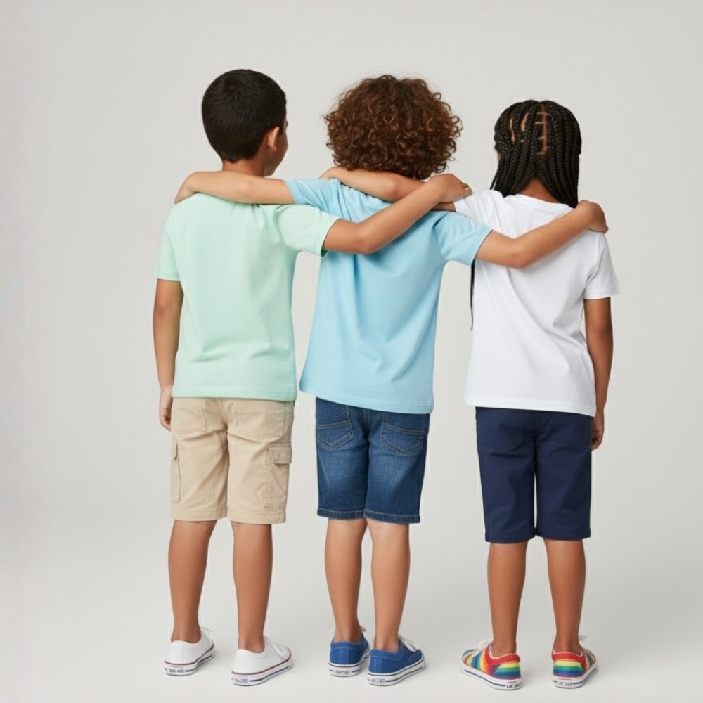 Kids Soft Cotton Round Neck Printed T-Shirt for Boys & Girls – Cute Nature Design (Packof3)